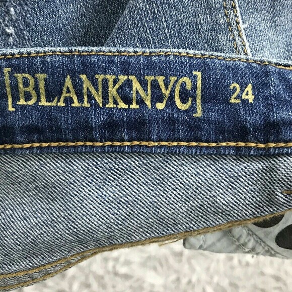 blank‎ nyc Short Jeans  24 in Jizzneyland Fray Hem mini festival streetwear - Picture 4 of 7